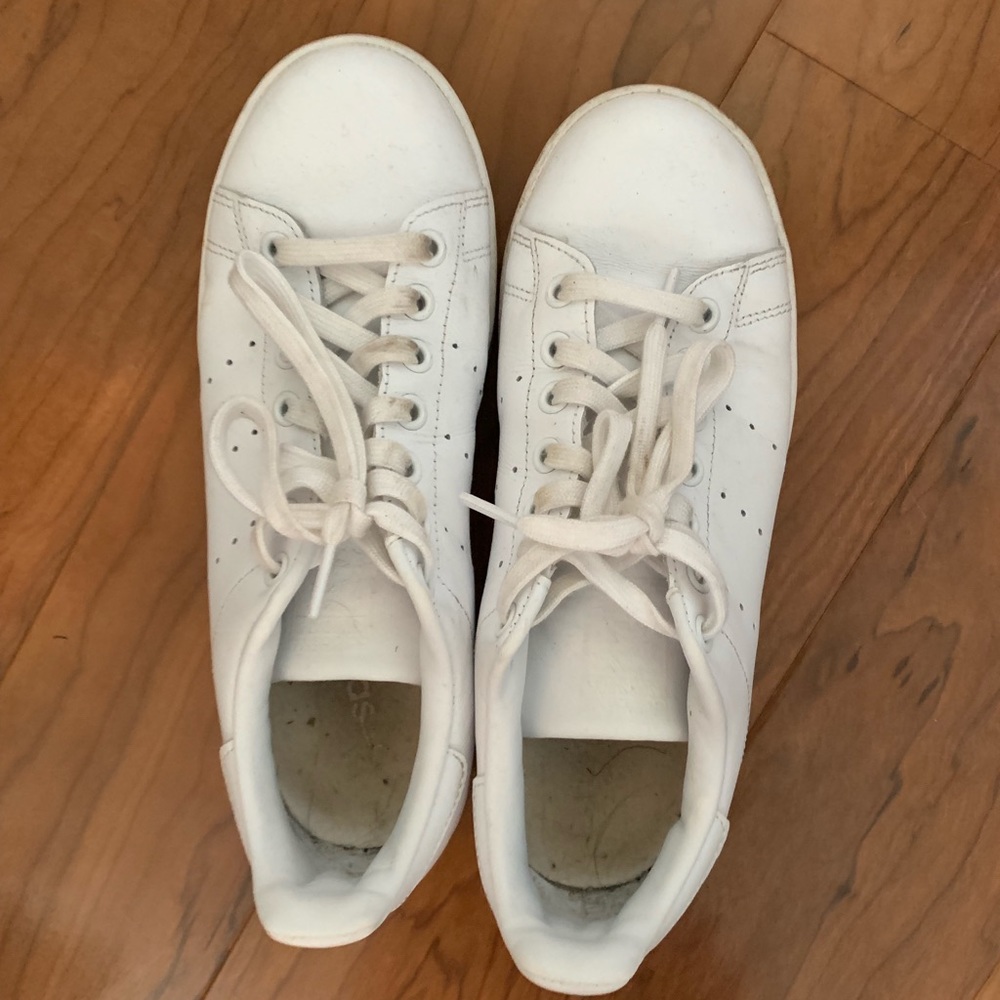 Adidas White Stan Smith worn twice